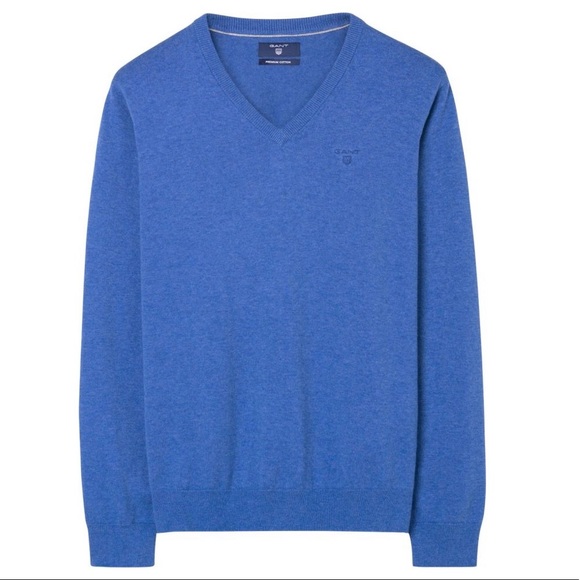 🔥NWT🔥GANT Lightweight Cotton V-Neck Sweater - Picture 2 of 8